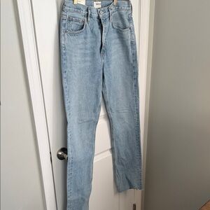 AGOLDE NWT Women's Light Blue Straight Leg Jeans